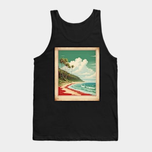 Fraser Island Australia Vintage Travel Poster Tourism Art Tank Top